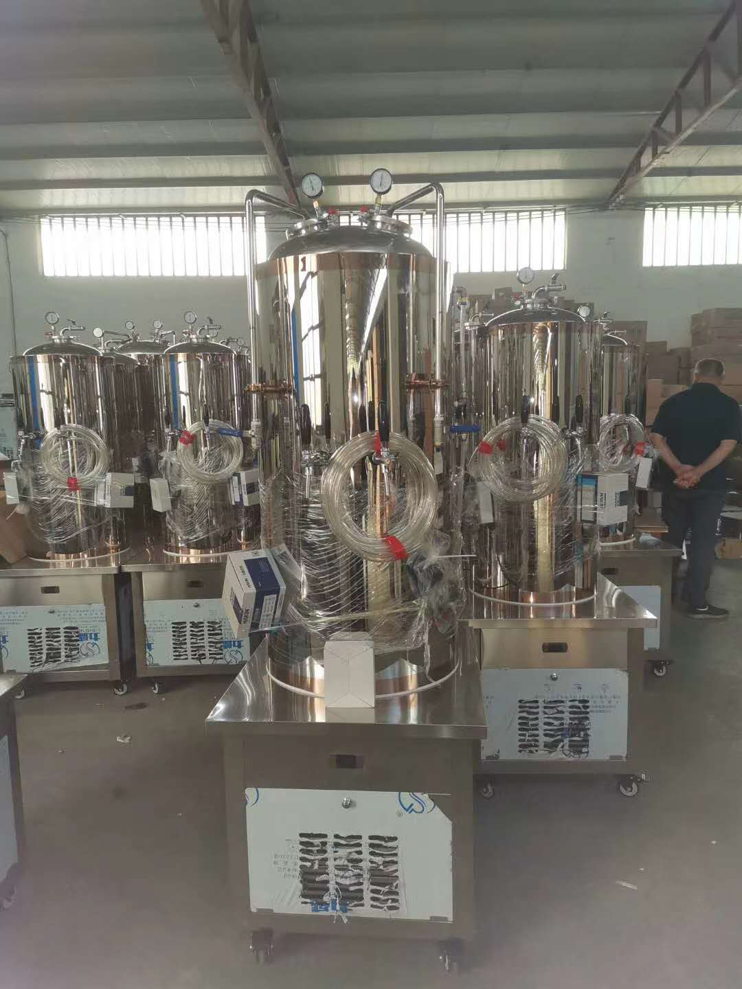 WEMAC High quality All in one intergrated craft beer brewing fermentation tanks hot sell in Peru